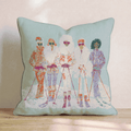 Alpine Girls Throw Pillow - Hillcroft Home