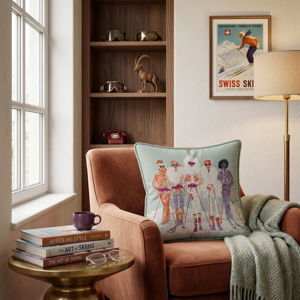 Alpine Girls Throw Pillow - Hillcroft Home
