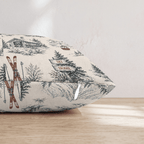 Alpine Ski Retreat Throw Pillow - Hillcroft Home