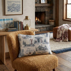 Alpine Ski Retreat Throw Pillow - Hillcroft Home