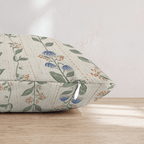 Alternating Garden Wall Throw Pillow - Hillcroft Home