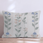 Alternating Garden Wall Throw Pillow - Hillcroft Home