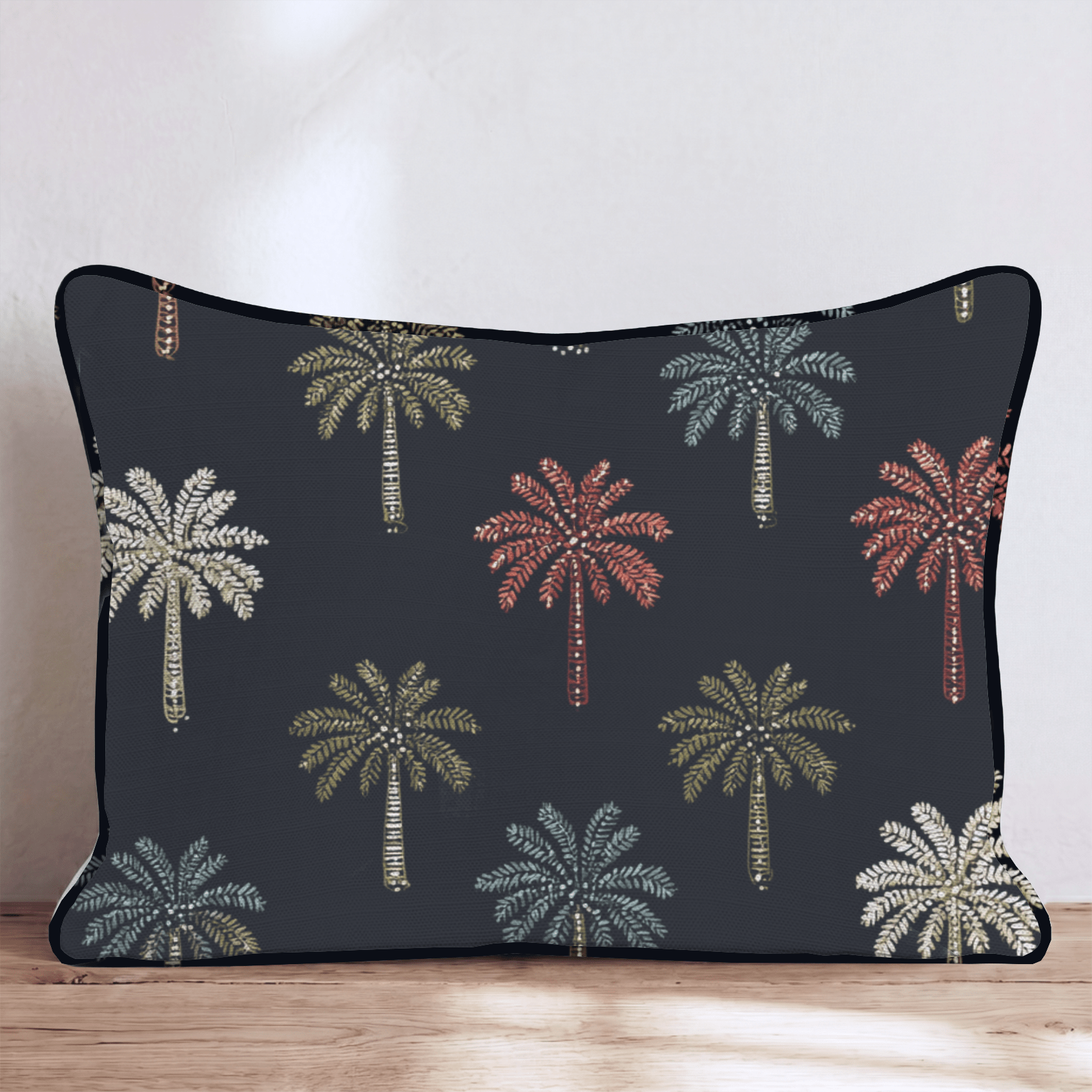 Alys Palm Throw Pillow - Hillcroft Home