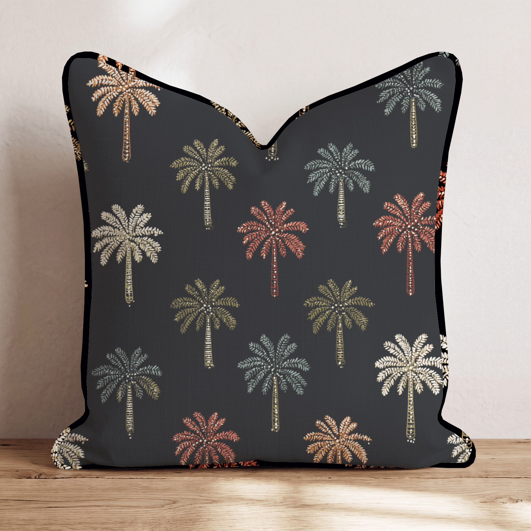 Alys Palm Throw Pillow - Hillcroft Home