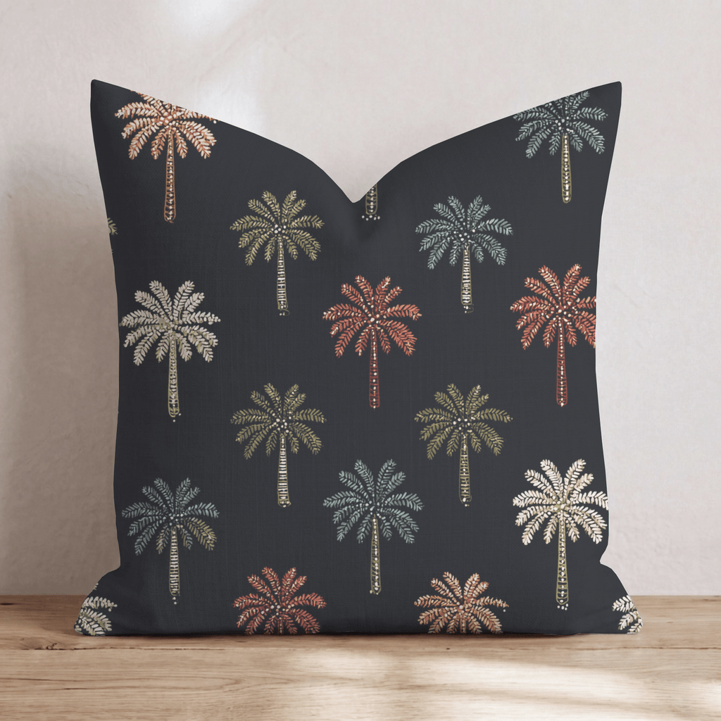 Alys Palm Throw Pillow - Hillcroft Home