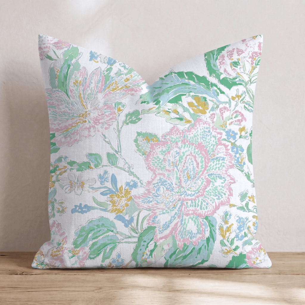 Alyssa Damask Throw Pillow - Hillcroft Home