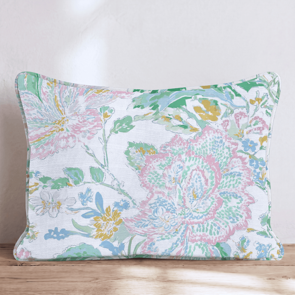 Alyssa Damask Throw Pillow - Hillcroft Home