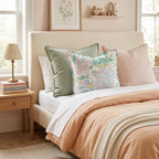 Alyssa Damask Throw Pillow - Hillcroft Home