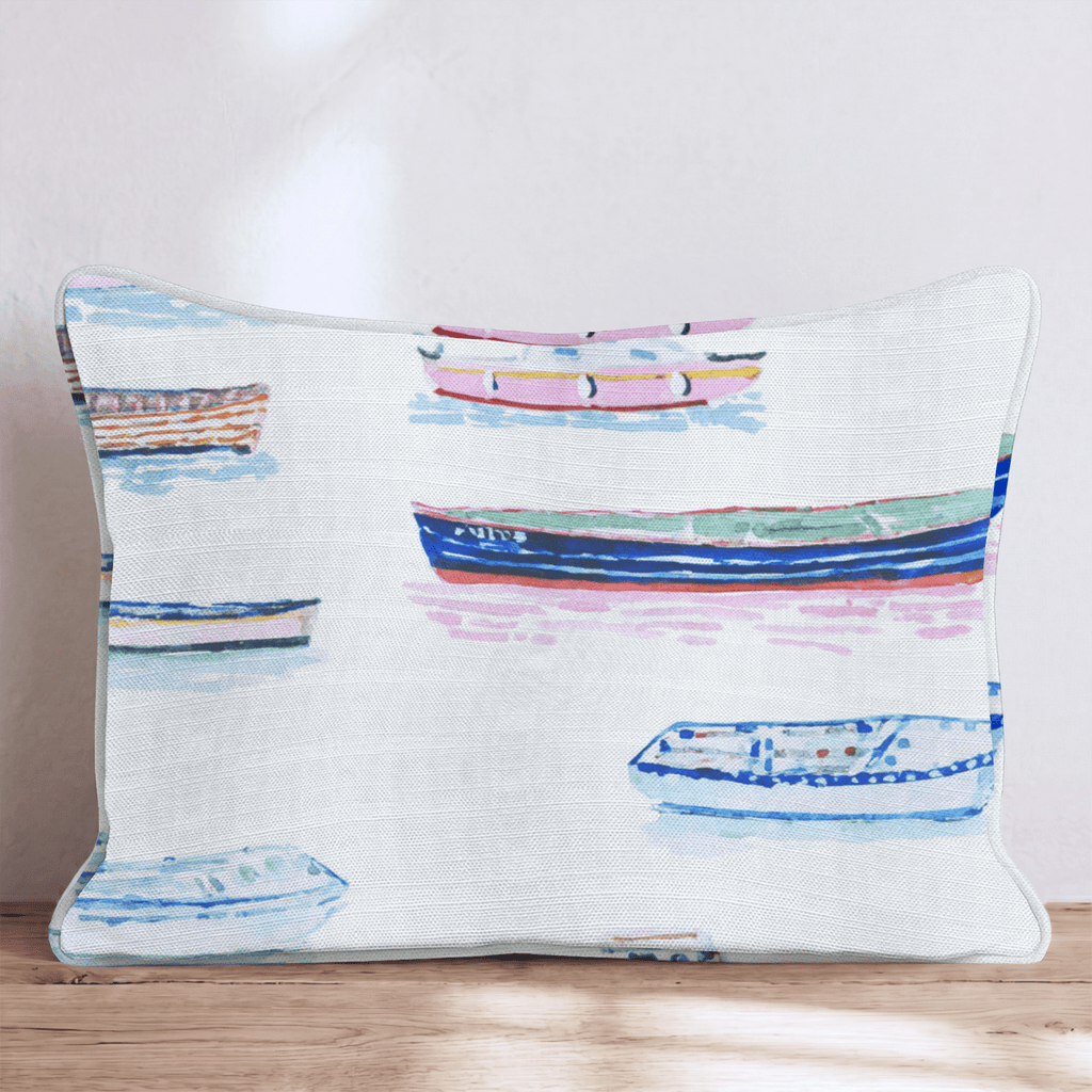 Amalfi Harbor Throw Pillow - Hillcroft Home