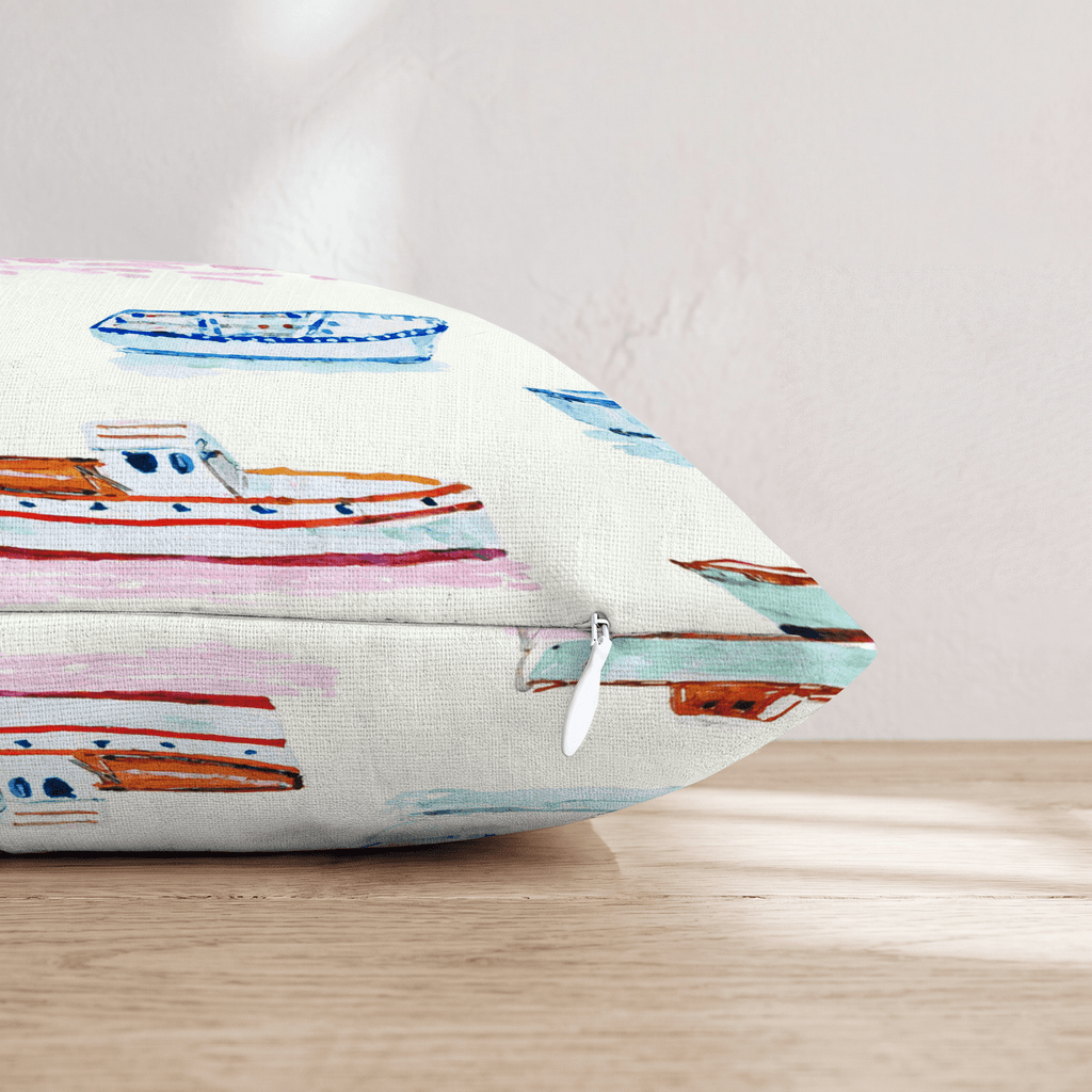Amalfi Harbor Throw Pillow - Hillcroft Home