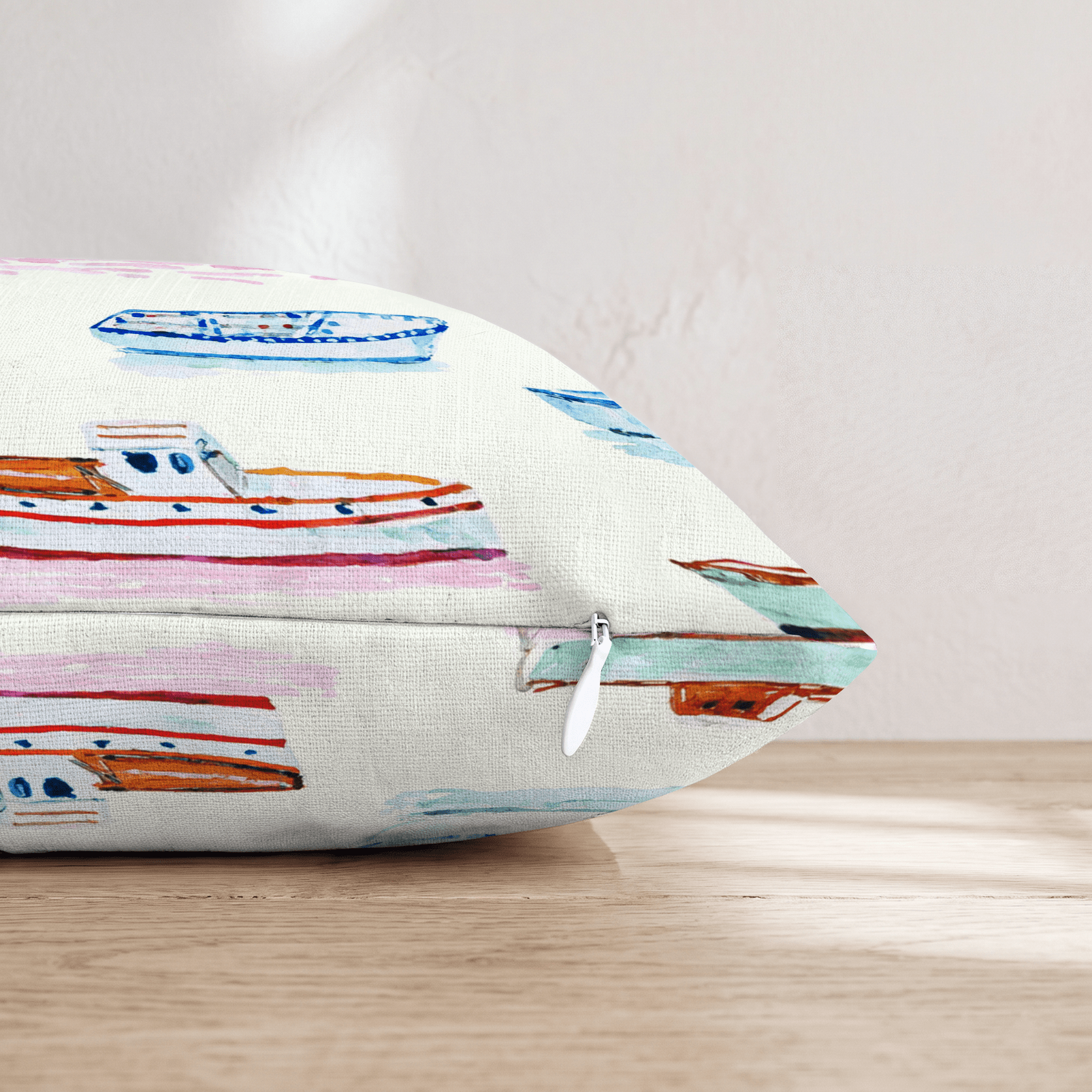 Amalfi Harbor Throw Pillow - Hillcroft Home