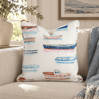 Amalfi Harbor Throw Pillow throw pillow - Hillcroft Home