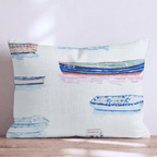 Amalfi Harbor Throw Pillow - Hillcroft Home