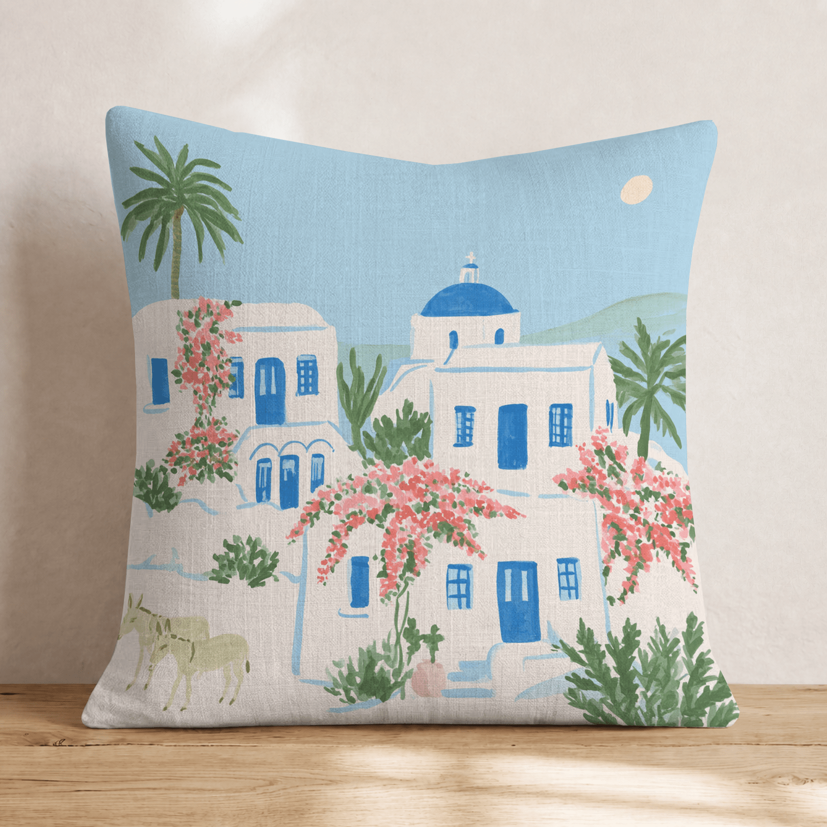 Amalfi Vacation Throw Pillow - Hillcroft Home