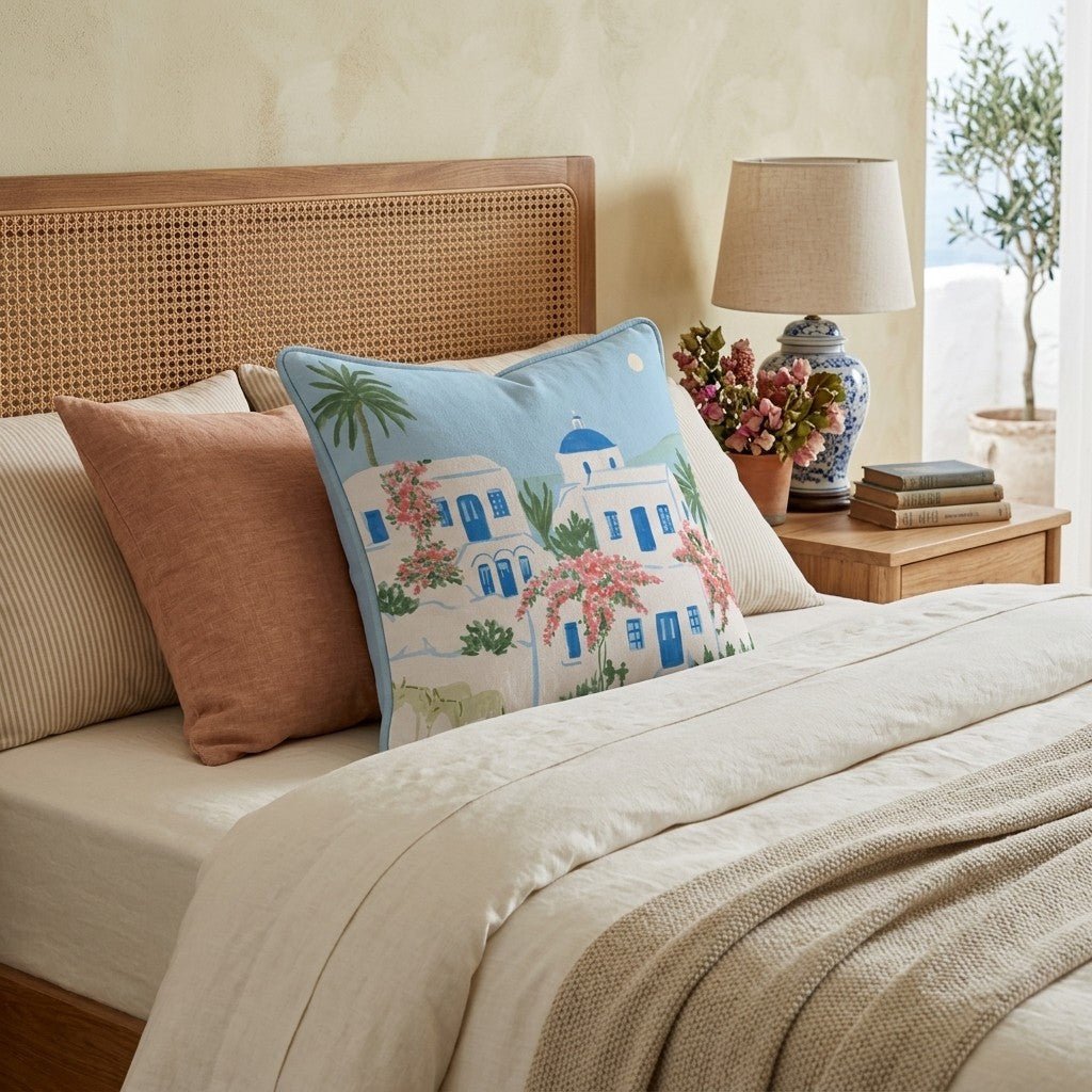 Amalfi Vacation Throw Pillow - Hillcroft Home
