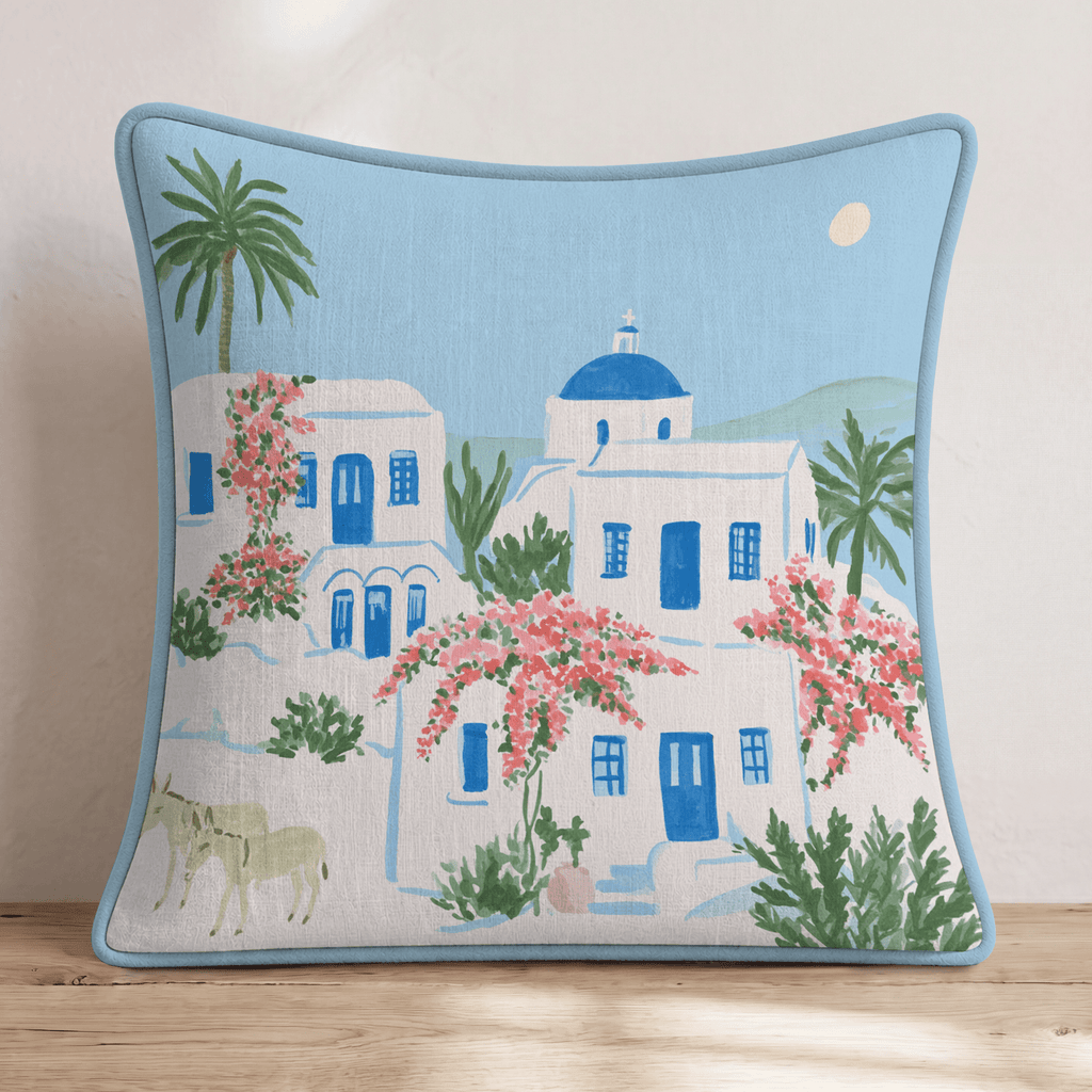 Amalfi Vacation Throw Pillow - Hillcroft Home