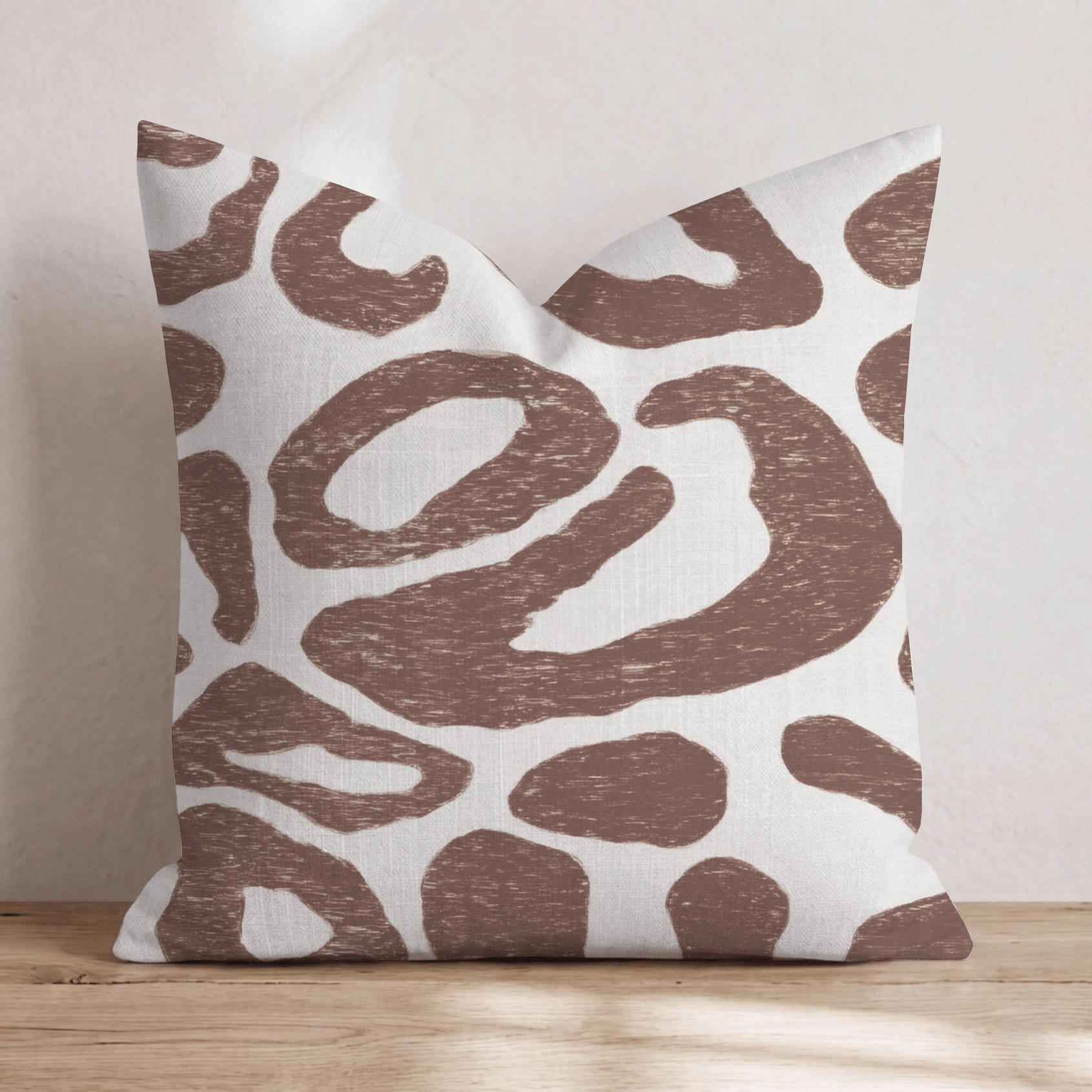 Aman Leopard Throw Pillow - Hillcroft Home