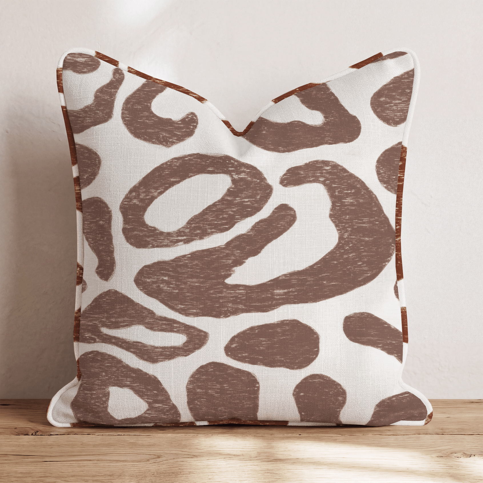 Aman Leopard Throw Pillow - Hillcroft Home