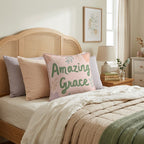 Amazing Grace Throw Pillow - Hillcroft Home