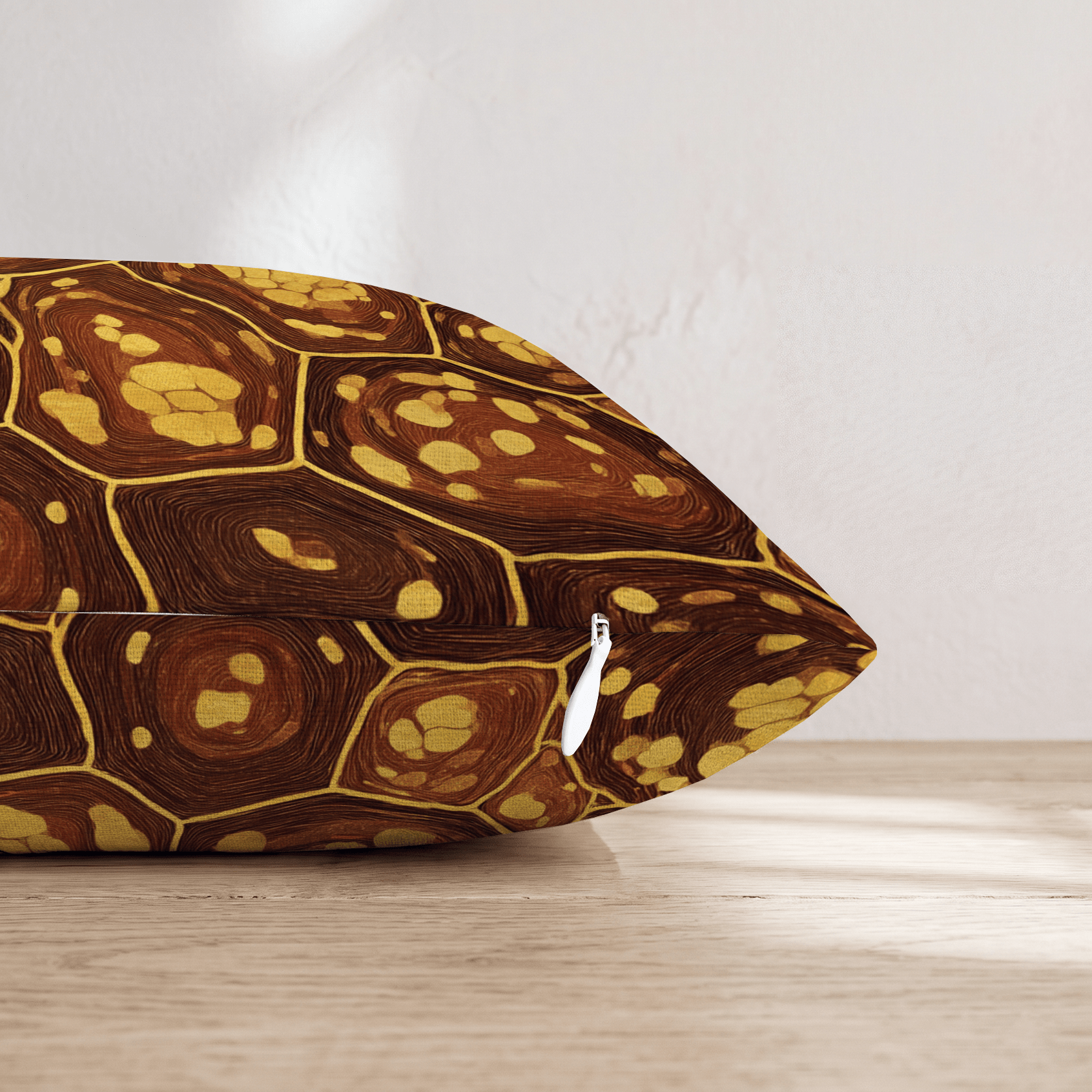 Amber Tortoise Warm Throw Pillow - Hillcroft Home