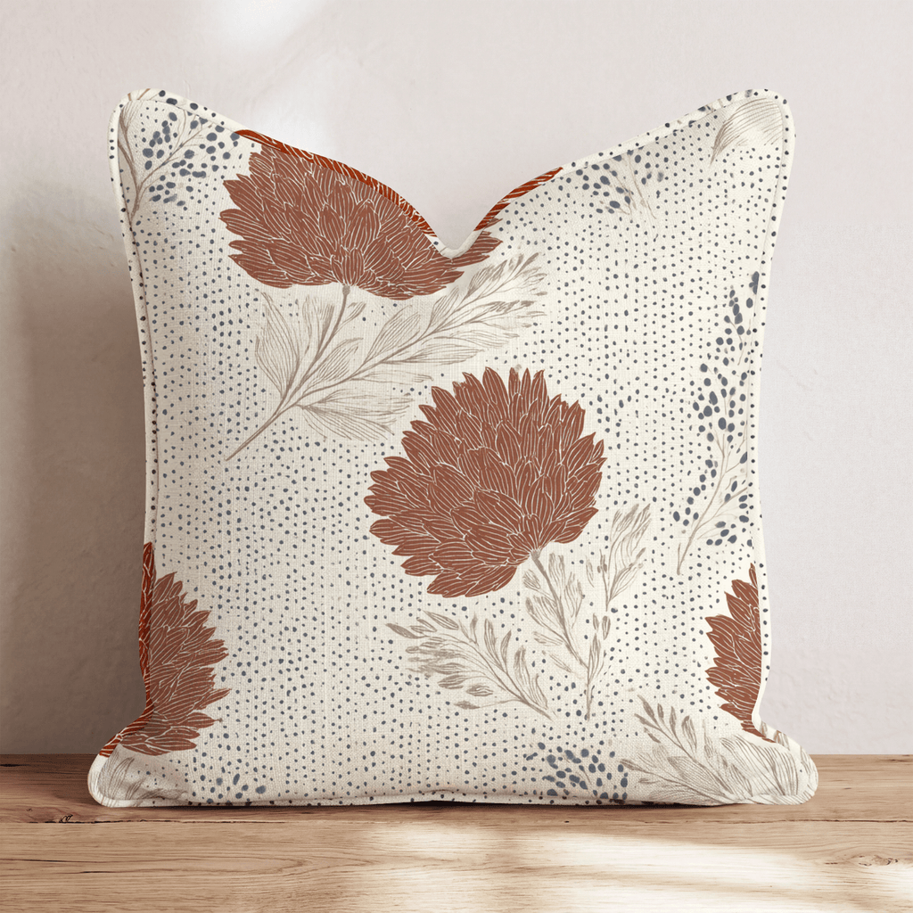 Amelia Blossom Throw Pillow - Hillcroft Home