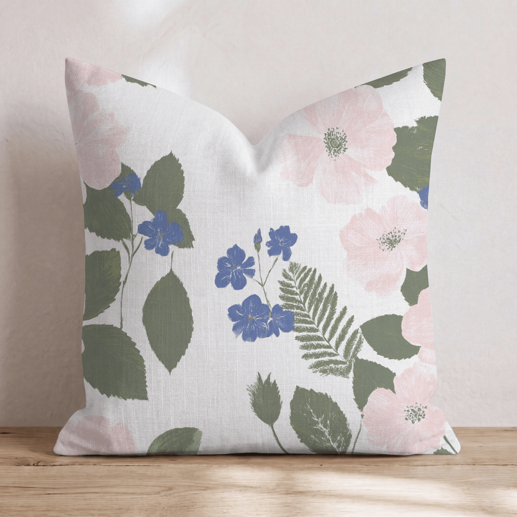 Amelie Blossoms Throw Pillow - Hillcroft Home