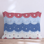 America Party Throw Pillow - Hillcroft Home