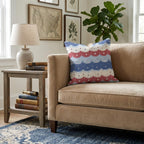 America Party Throw Pillow - Hillcroft Home