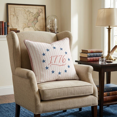 America_s Birthday Throw Pillow - Hillcroft Home