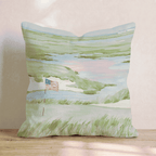 American Course Throw Pillow - Hillcroft Home