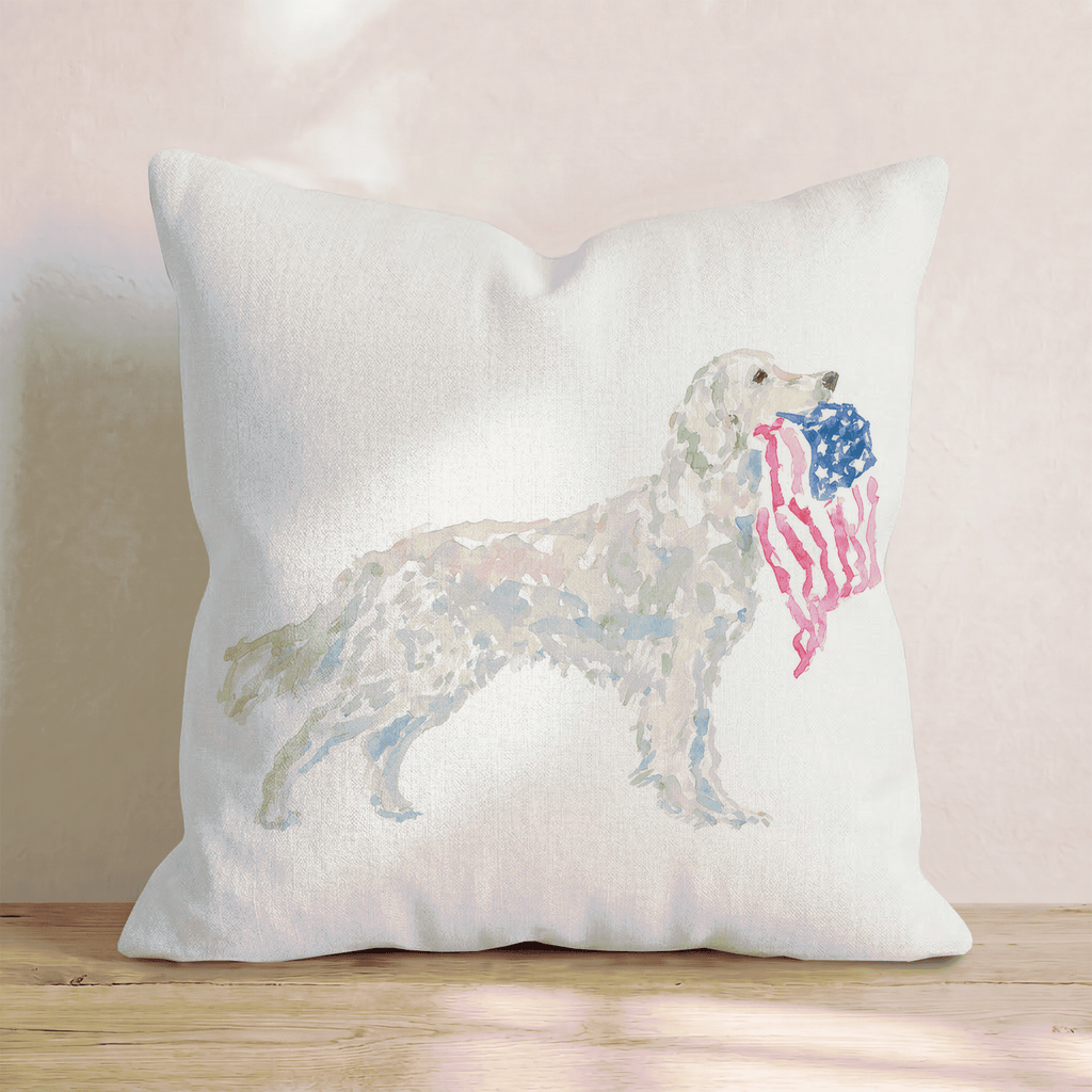 American Golden Throw Pillow - Hillcroft Home
