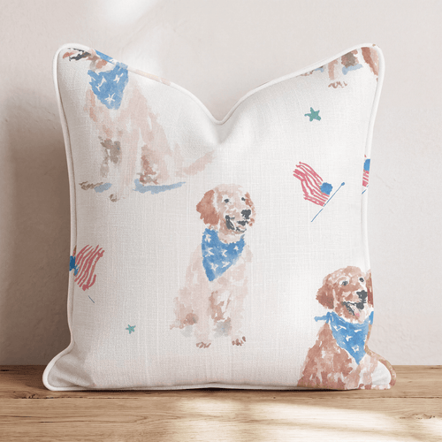 American Retrievers Throw Pillow - Hillcroft Home