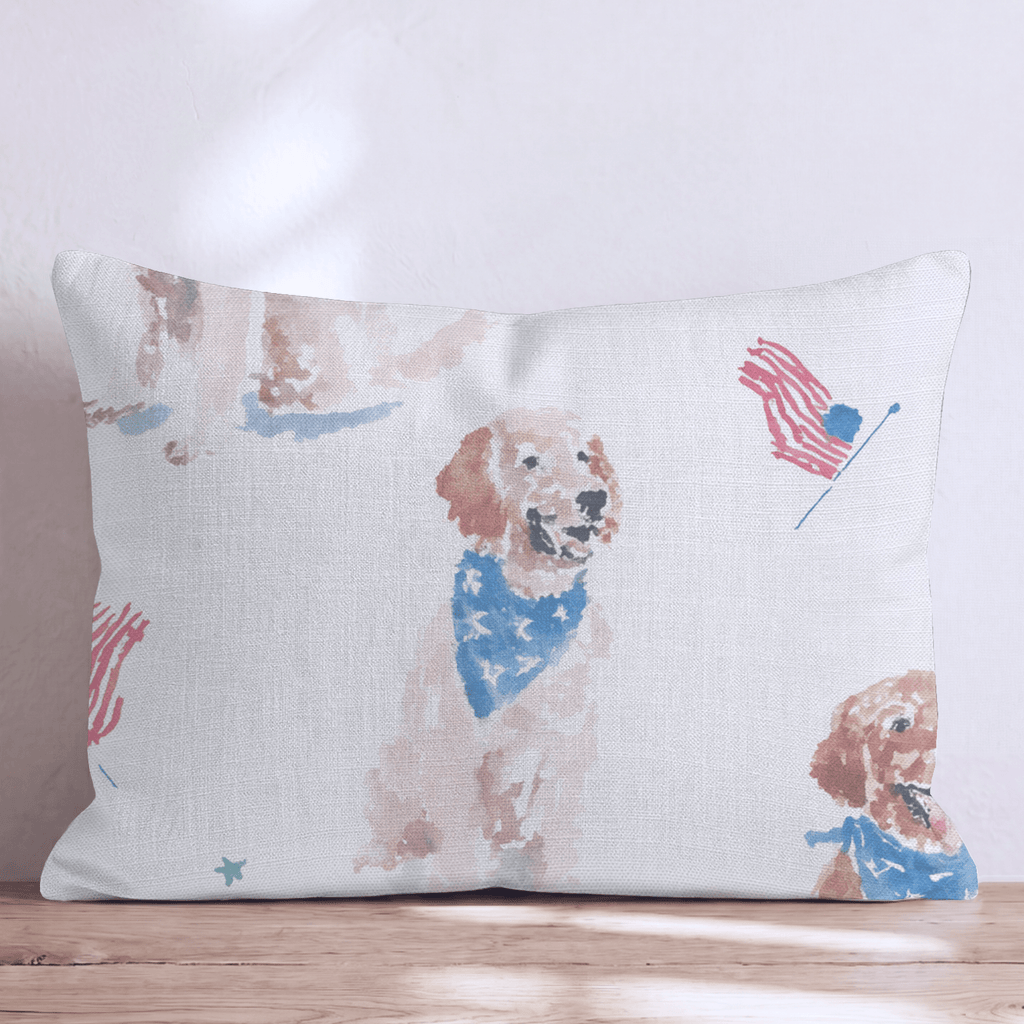 American Retrievers Throw Pillow - Hillcroft Home