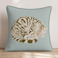 American Shorthair Slumber Throw Pillow - Hillcroft Home