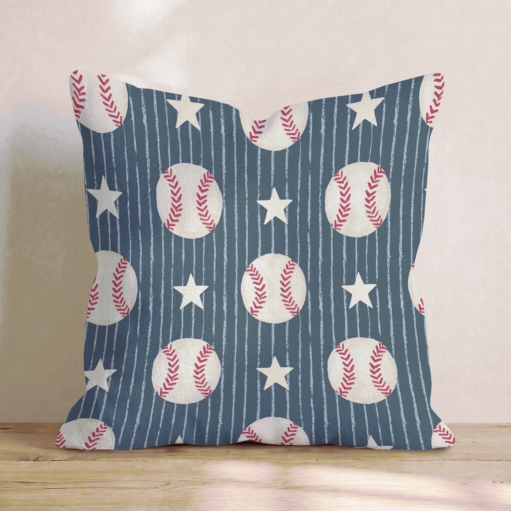 America's Pastime Throw Pillow - Hillcroft Home