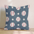 America's Pastime Throw Pillow - Hillcroft Home