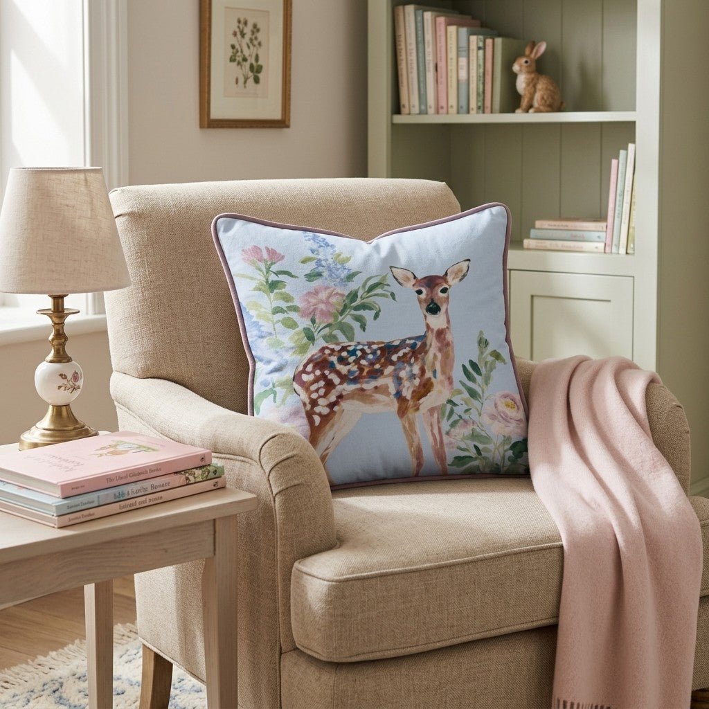 Amongst the Garden Throw Pillow - Hillcroft Home