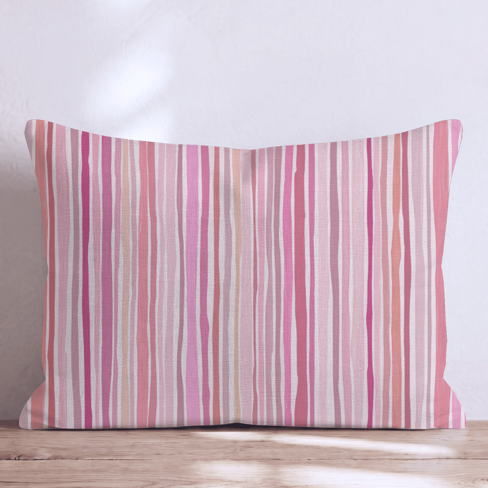 Amoret Stripes Throw Pillow - Hillcroft Home