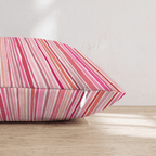 Amoret Stripes Throw Pillow - Hillcroft Home
