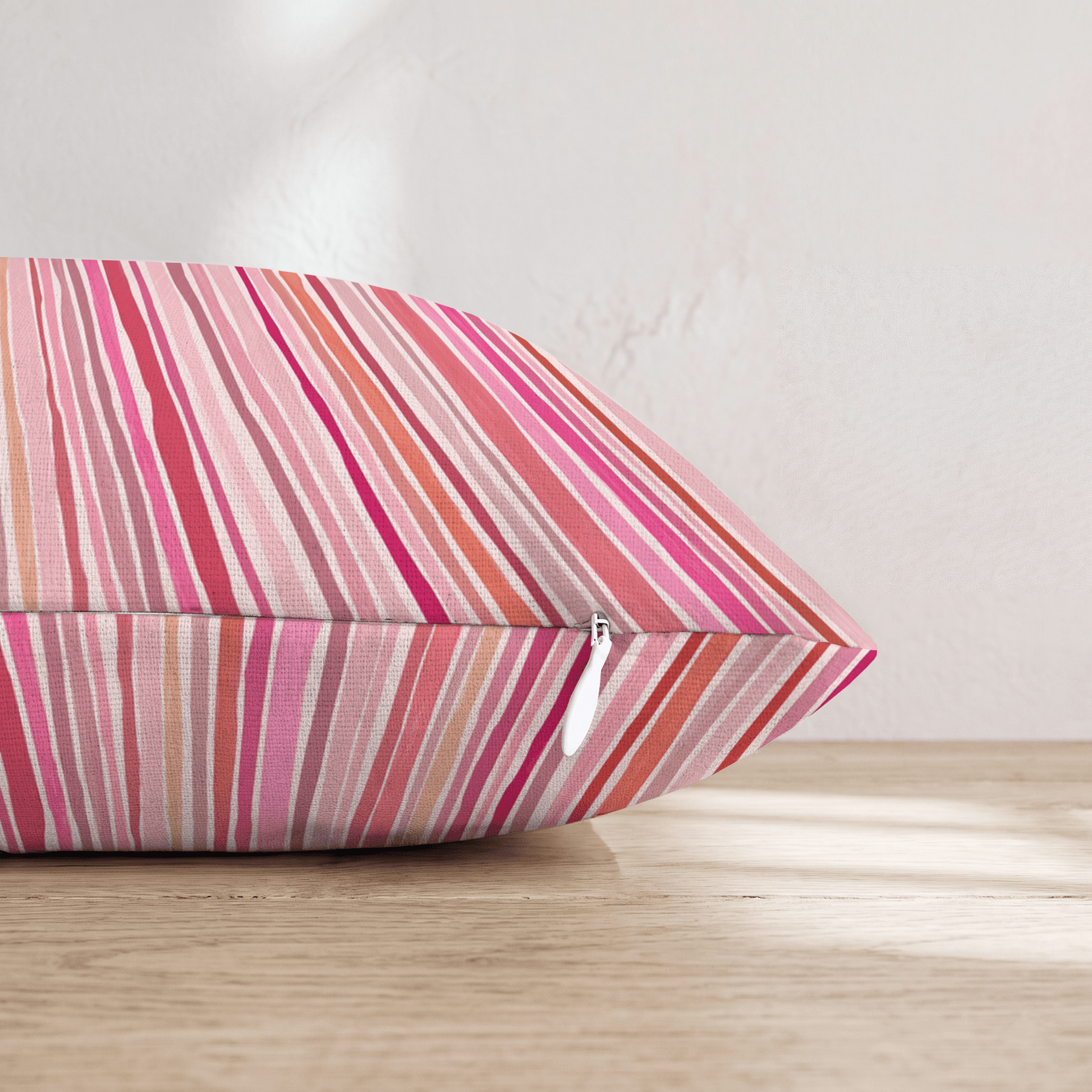 Amoret Stripes Throw Pillow - Hillcroft Home