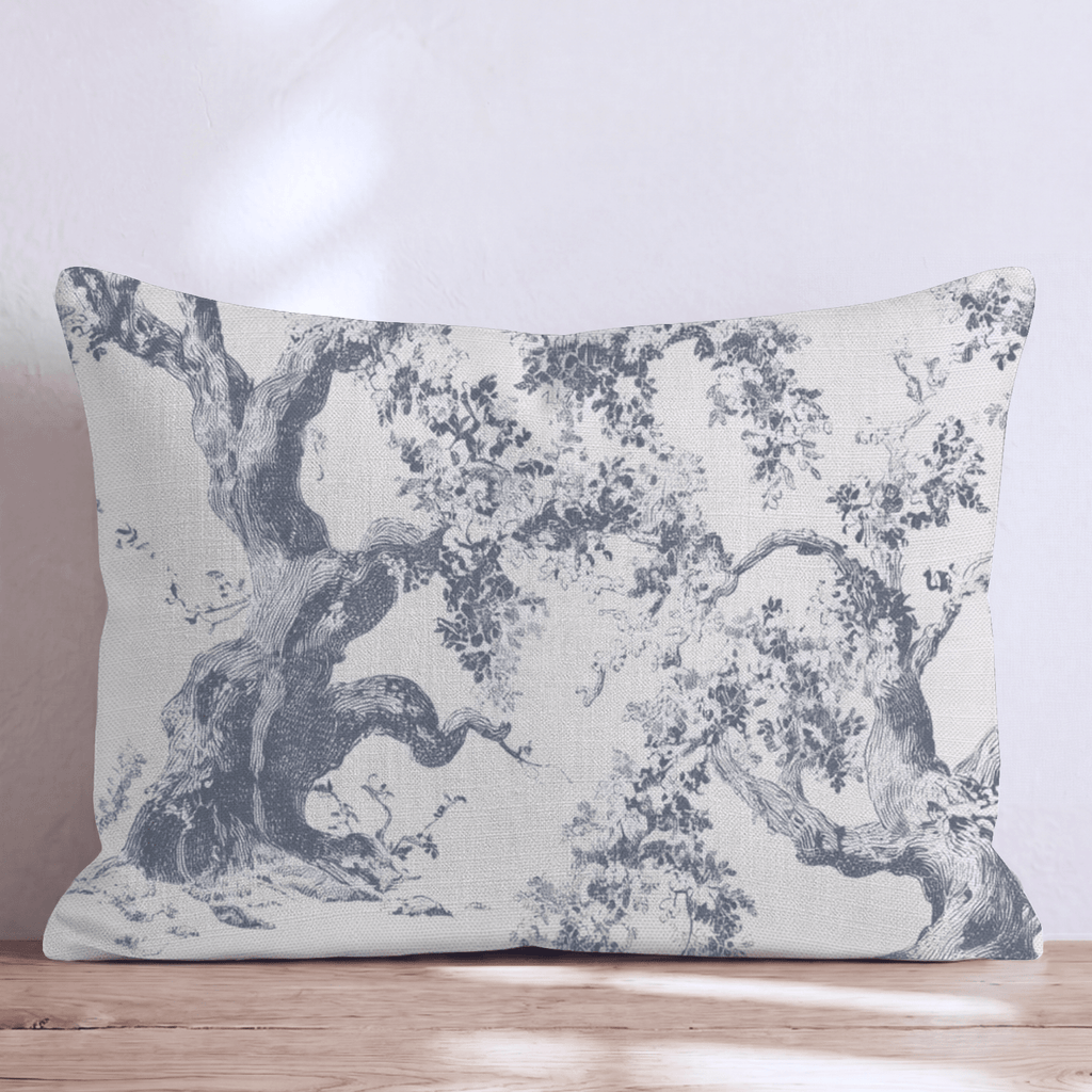 Ancient Oak Toile Throw Pillow - Hillcroft Home