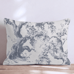 Ancient Oak Toile Throw Pillow - Hillcroft Home