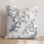 Ancient Oak Toile Throw Pillow - Hillcroft Home