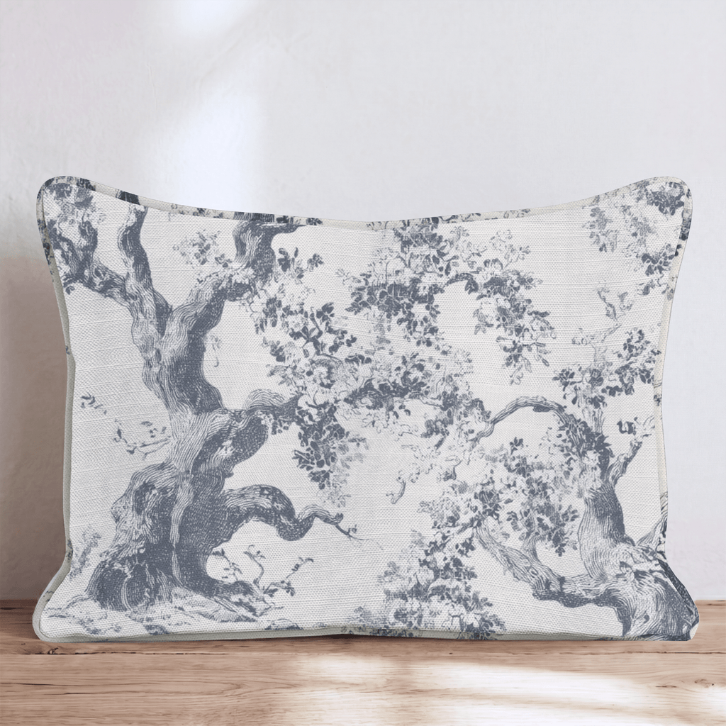 Ancient Oak Toile Throw Pillow - Hillcroft Home