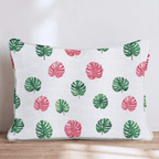 Andrea Palm Throw Pillow - Hillcroft Home