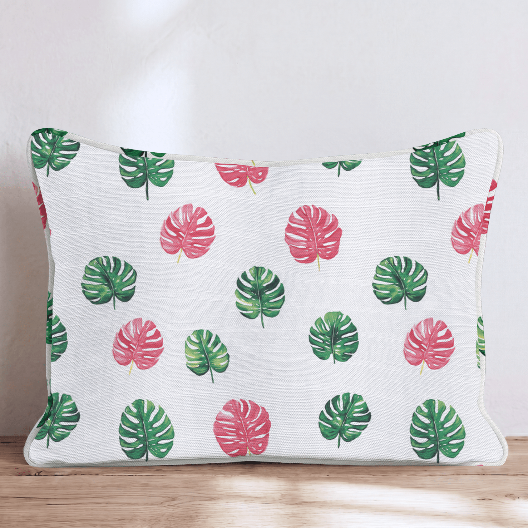 Andrea Palm Throw Pillow - Hillcroft Home