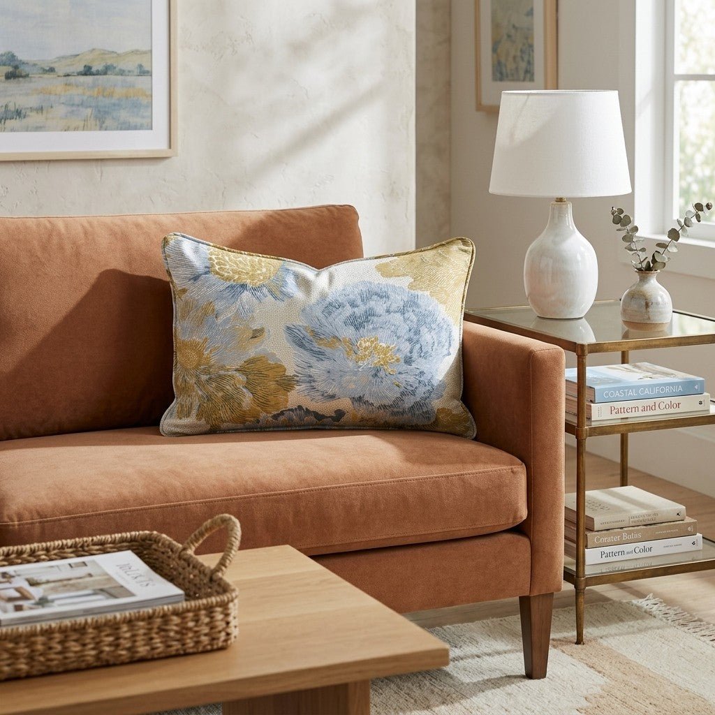 Anna Abstract Throw Pillow - Hillcroft Home