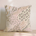 Anna Leopard Print Throw Pillow - Hillcroft Home