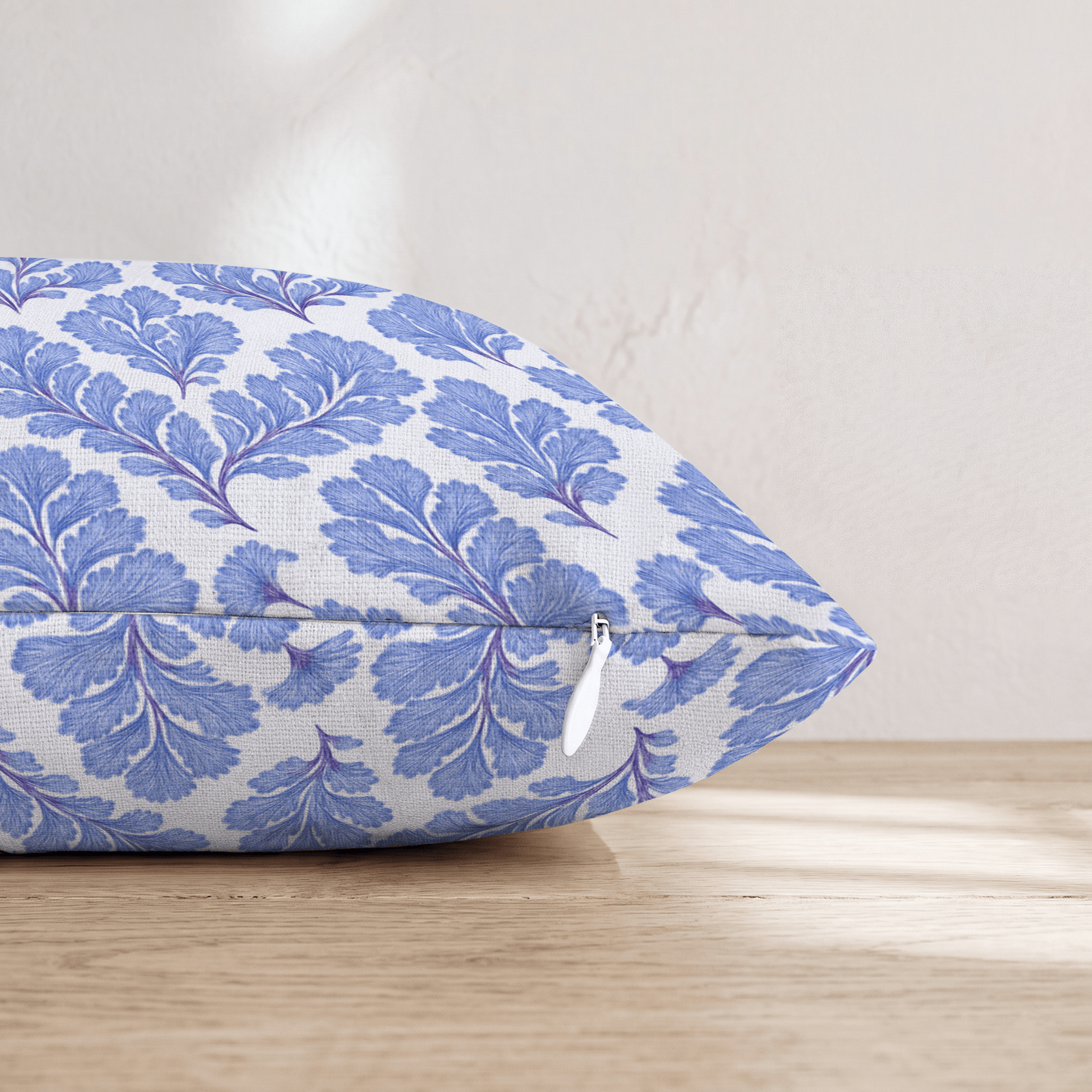 AnnaKatherine Blue Throw Pillow - Hillcroft Home