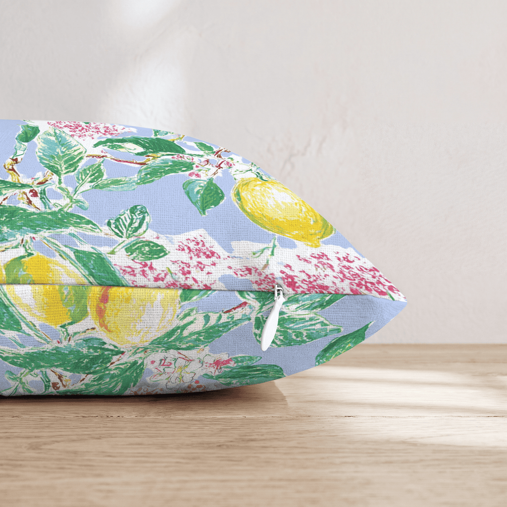 Anna's Lemon Tree Throw Pillow - Hillcroft Home